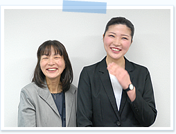 インタビューの様子