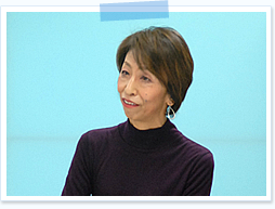 インタビューの様子