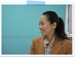 インタビューの様子