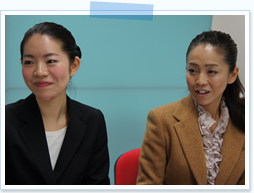 インタビューの様子