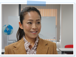 インタビューの様子