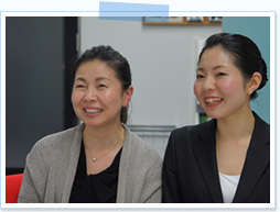 インタビューの様子