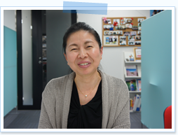 インタビューの様子