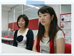 インタビューの様子