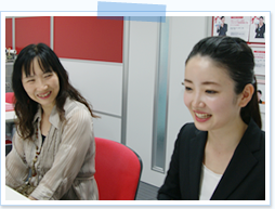 インタビューの様子