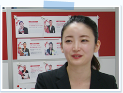 インタビューの様子