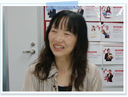 インタビューの様子