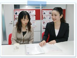 インタビューの様子