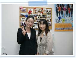 インタビューの様子