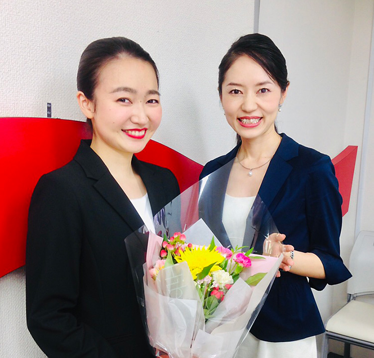 菊田講師と生徒の写真